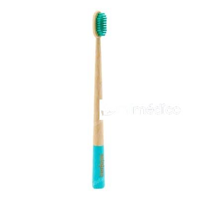 CEPILLO DE BAMBU - TURQUESA MINIMA ORGANICS