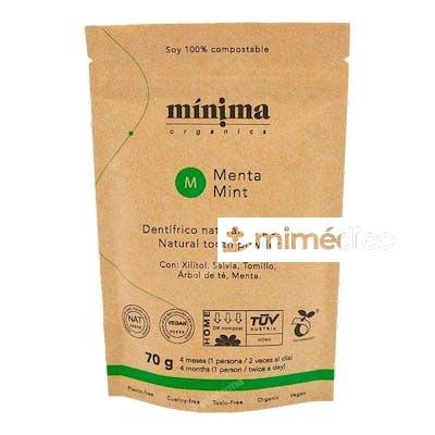 DENTIFRICO EN POLVO MENTA 70G MINIMA ORGANICS
