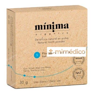 DENTIFRICO EN POLVO FLOR DE SAL LATA 30G MINIMA ORGANICS
