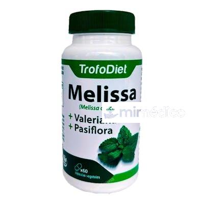 MELISSA+VALERIANA+PASIFLORA 60 CAPS TROFODIET