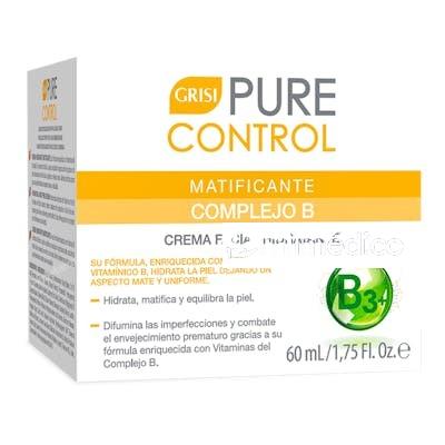 CREMA FACIAL MATIFICANTE HIDRATANTE PURE CONTROL 60 GR. GRISI