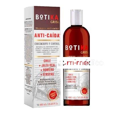 CHAMPU ANTICAIDA BOTIKA GRIS 480 ML. GRISI