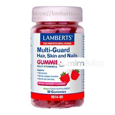 MULTI GUARD HAIR SKIN NAILS 60 GUMMIES FRESA LAMBERTS