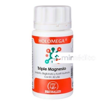 HOLOMEGA TRIPLE MAGNESIO B1 B2 B6 50 CAPS EQUISALUD