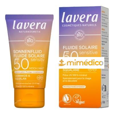 FLUIDO SOLAR FACIAL SENSITIV SPF50 40ML LAVERA