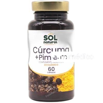 CURCUMA+PIMIENTA NEGRA 60 CAPSULAS 48 G BIO SOLNATURAL