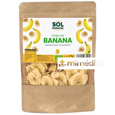 CHIPS DE BANANA 150 G BIO SOLNATURAL