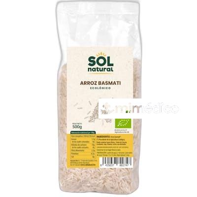 ARROZ BASMATI BLANCO 500 G BIO SOLNATURAL