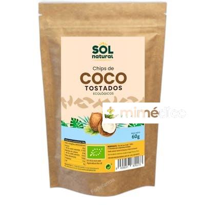CHIPS TOSTADOS DE COCO SRI LANKA 60 G BIO SOLNATURAL