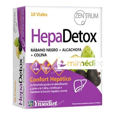 HEPA DETOX 0% AZUCAR 10 AMP ZENTRUM