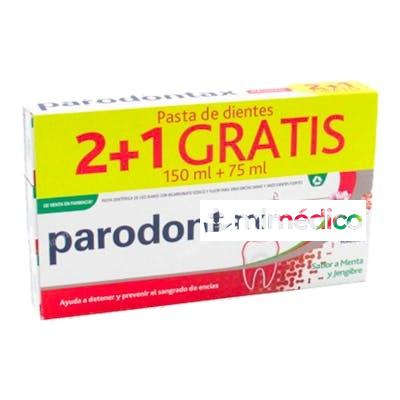 PARODONTAX ORIGINAL 3 UNIDADES 75 ML MENTA Y JENGIBRE PARODONTAX