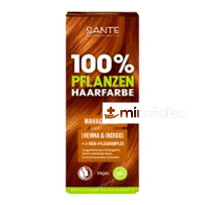 COLORANTE VEGETAL 07 MAHOGANY RED 100 GR SANTE NATURKOSMETIK