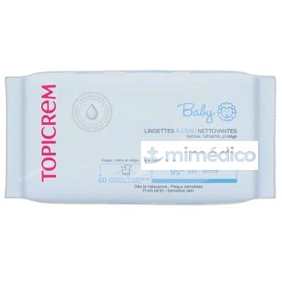 TOPICREM BABY TOALLITAS LIMPIADORAS AL AGUA 60 TOALLITAS COM TOPICREM