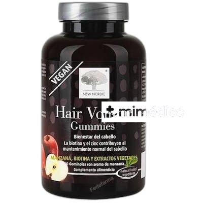 HAIR VOLUME AROMA MANZANA 60 GUMMIES NEW NORDIC