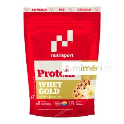 WHEY GOLD PROTEIN VAINILLA-COOKIES DOYPACK 500 GR NUTRISPORT