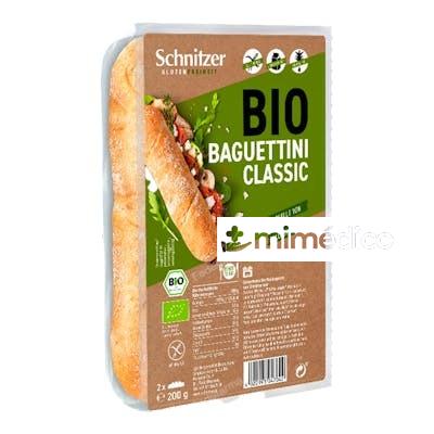 MINI BAGUETTE CLASICA SIN GLUTEN 200 G SCHNITZER