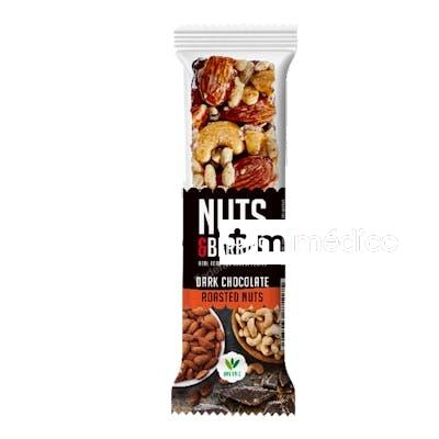 BARRITA CHOCO NEG.F.SECOS TOSTADOS 40G NUTS AND BERRIES