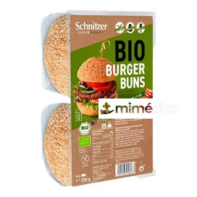 PANECILLO HAMBURGUESA SIN GLUTEN 4X62,5 G SCHNITZER
