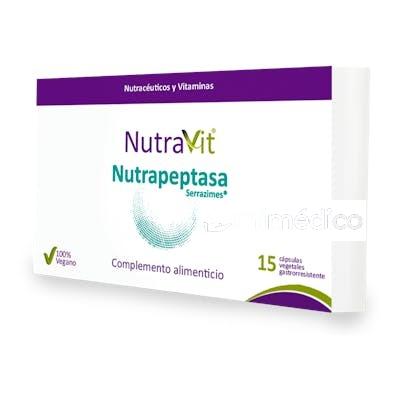 NUTRAPEPTASA SERRAZIME 15 CAPS NUTRAVIT