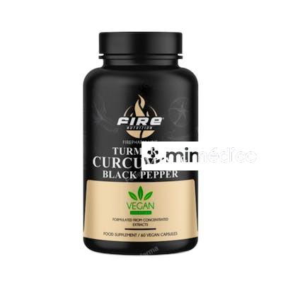 CURCUMIN  BLACK PEPPER F-PHARM  60 CAPS FIRE NUTRITION