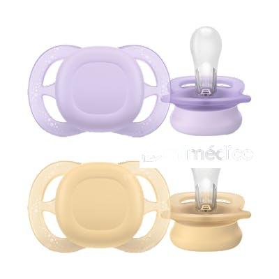 AVENT CHUPETE SILICONA ULTRA START 0-2 MESES NINA LISO 2 UN AVENT