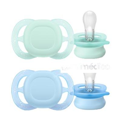 AVENT CHUPETE SILICONA ULTRA START 0-2 MESES NINO LISO 2 UN AVENT