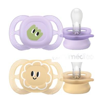 AVENT CHUPETE SILICONA ULTRA START 0-2 MESES NINA DIBUJO 2 U AVENT