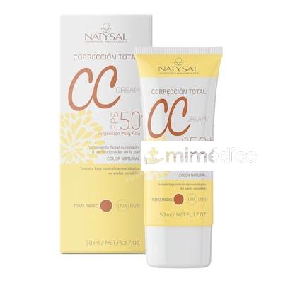 CC CREAM SPF 50 TUBO 50 ML NATYSAL