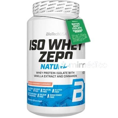 ISO WHEY ZERO LACTOSE FREE NATURAL 908G VAINILLA-CANELA BIOTECHUSA