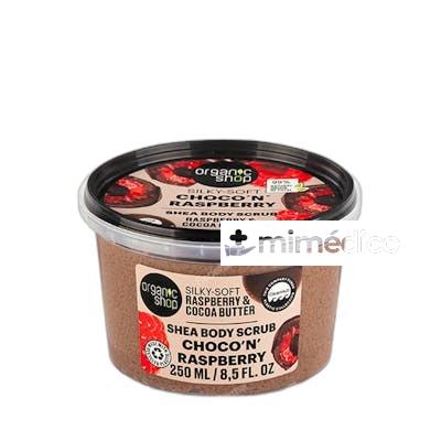 EXFOLIANTE CORPORAL CACAO Y FRAMBUESA CHOCON RASPBERRY ORGANIC SHOP