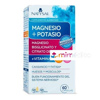 MAGNESIO  POTASIO 60 CAPS NATYSAL