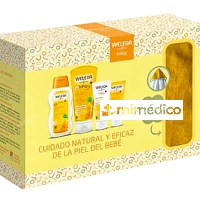 SET BEBE CREMA PANALFACIAL CHAMPUACEITE WELEDA
