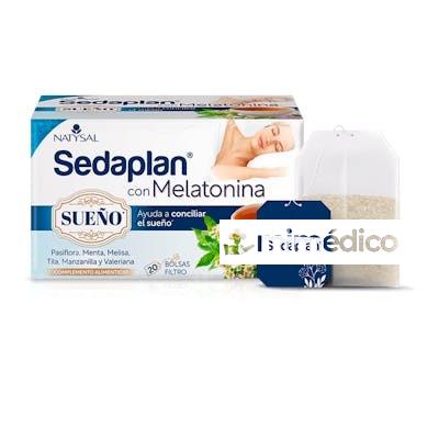 SEDAPLAN CON MELATONINA INFUSION 20 BOLS NATYSAL