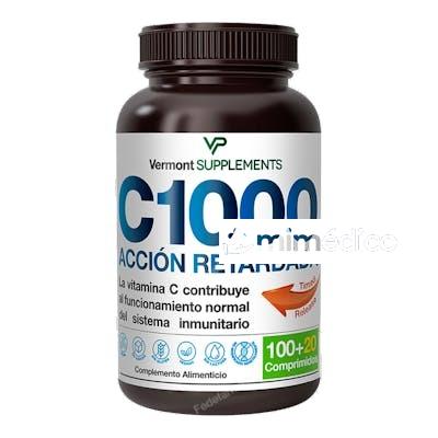 VITAMINA C 1000 ACCION RETARDADA 10020 COMP. VERMONT SUPPLEMENTS