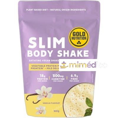 SLIM BODY SHAKE VAINILLA - 300 G GOLD NUTRITION