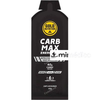 CARB MAX BOOST ENERGY GEL -60G- VAINILLA Y FRUTOS ROJOS GOLD NUTRITION