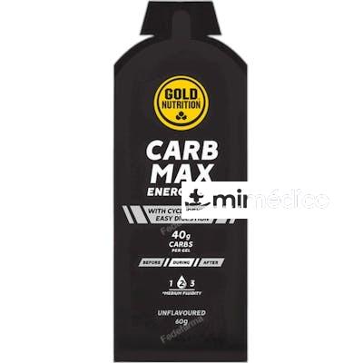 CARB MAX ENERGY GEL -60G- SIN SABOR GOLD NUTRITION