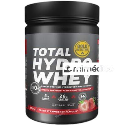 TOTAL HYDRO WHEY FRESA - 900 G GOLD NUTRITION