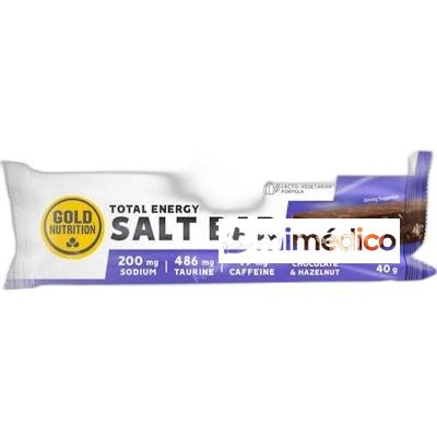 TOTAL ENERGY SALT BAR CHOCO-ANACARDO-ARANDANOS - 40 G- GOLD NUTRITION