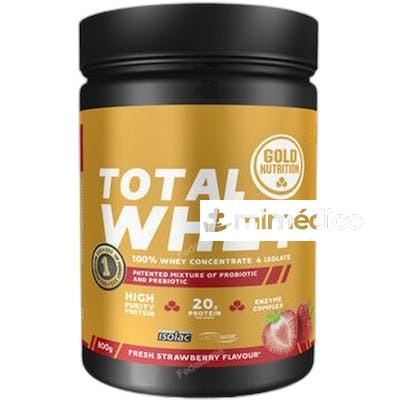 TOTAL WHEY STRAWBERRY - 800 G GOLD NUTRITION