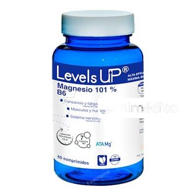 LEVELS UP MAGNESIO 101 VITAMINA B6 60 COMP BIOSERUM