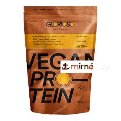 VEGAN PROTEIN CHOCOLATE 600G SIN GLUTEN VEGAN GLORIOSO