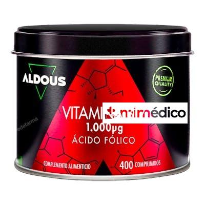 VITAMINA B12 CON ACIDO FOLICO 400 COMP ALDOUS BIO