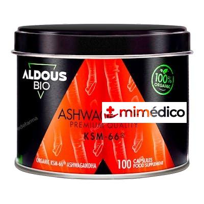EXTRACTO DE RAIZ DE ASHWAGANDHA KSM-66 ECO BIO 100 CAP ALDOUS BIO