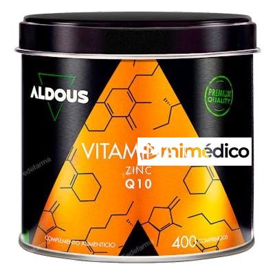 VITAMINA C CON ZINC Y COENZIMA Q10 400 COMP ALDOUS BIO
