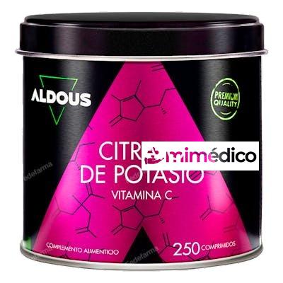 CITRATO DE POTASIO 3705 MG CON 80MG DE VITAMINA C 250 COMP ALDOUS BIO