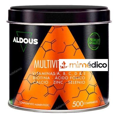 MULTIVITAMINAS 500 COMP VITAMINA C, D, E, A, VITAMINAS B, BI ALDOUS BIO