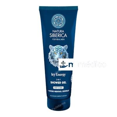 MEN WILD ARCTIC. GEL DE DUCHA 2 EN 1 PARA CABELLO CUERPO 200 NATURA SIBERICA