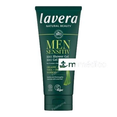 GEL DUCHA 3EN1 MEN SENSITIV LAVERA  200ML LAVERA