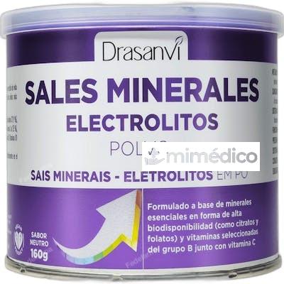 SALES MINERALES - ELECTROLITOS PUROS NEUTRO 160G DRASANVI